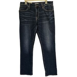 NWT Goodfellow Men's Jeans 34 X 32 Dark Wash Straight Leg Flex Fuller Hip Thigh